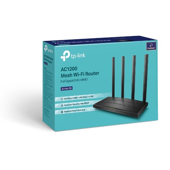 Archer C6 AC1200 Wireless MU-MIMO Gigabit Router