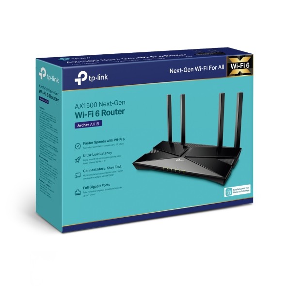 Archer AX15 New AX1500 Wi-Fi 6 Router