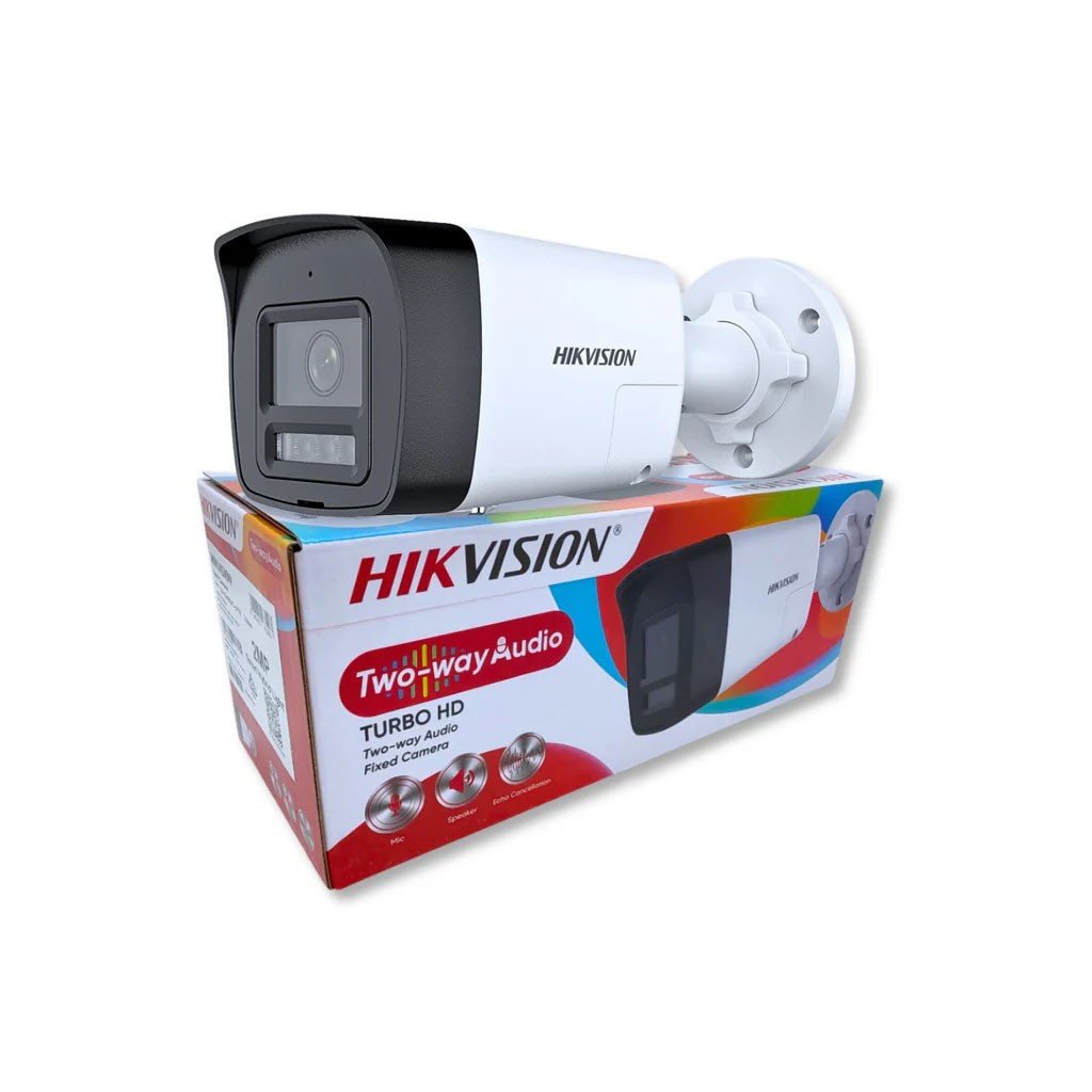 DS-2CE16D0T-LPXTS 2MP Two Way Audio & Siren Fixed Mini Bullet Camera