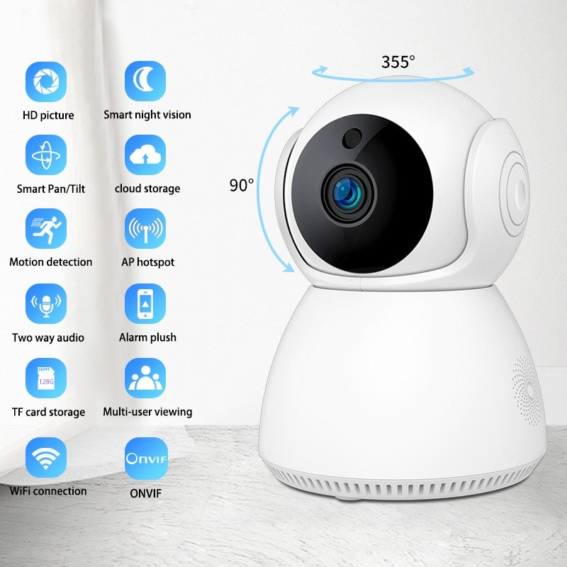 IP Camera V380 Night Vision Home Security