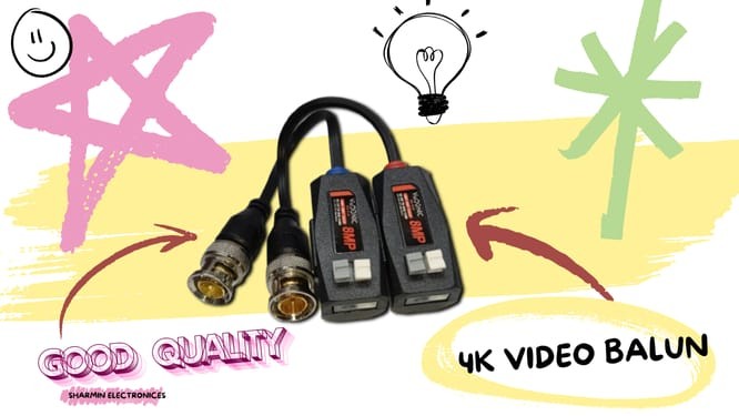 VISONIC 2KV VIDEO BALUN . BEST  VIDEO BALUN .SK-114V